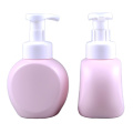 Empty Customized White Pink Plastic Hand Wash Soap Foam Cleanser Dispenser Pump Bottle 300Ml